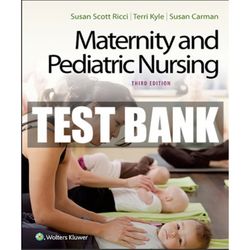 test bank maternity and pediatric nursing wolters by ricci kyle 3rd ed