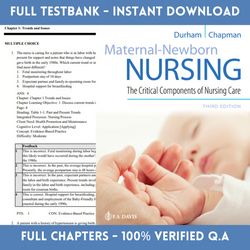 latest 2023 maternal-newborn nursing the critical components of nursing care 3th edition linda durham test bank