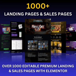1000 Hign Converting Landing Page Templates | Elementor Landing Page Templates | Elementor Templates