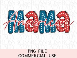 american mama dalmatian dots 4th of july independence memorial day vacation png sublimation t shirt & faux hat patch des