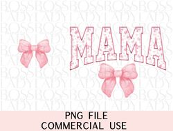 coquette mama soft girl preppy trendy graphic png sublimation faux hat patch design instant downloadable digital file