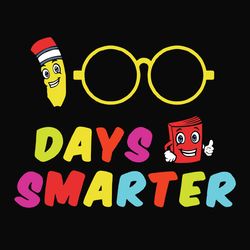100 days of smarter, happy 100th day of school,100th day of school svg,happy 100th day of school,100th day of school svg