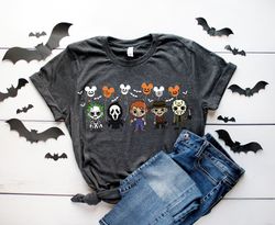 disney horror characters halloween shirt, disney halloween horror characters shirt