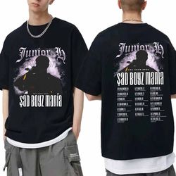junior h sad boyz mania tour 2024 shirt, junior h 2024 concert shirt, junior h fan gift, sad boyz tour junior h merch