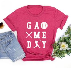 game day baseball shirt, baseball season