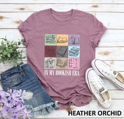 in my bookish era shirt, book lover gift