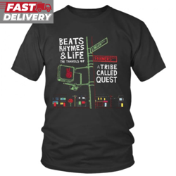 beats rhymes life the travels t-shirt