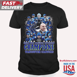 2024 nhl pacific division champions vancouver canucks t shirt