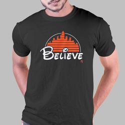 believe skyline t-shirt