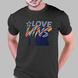 dallas cowboys fanatics branded love wins t-shirt