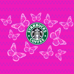 butterfly svg starbucks cup, full butterfly starbucks presized wrap svg, starbucks cup svg, starbucks svg files