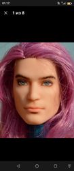 barbie head ooak ken (only head)