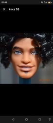 barbie head ooak ken,only head