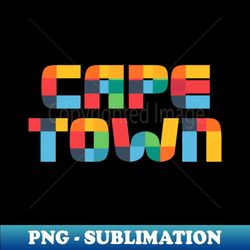 cape town south africa cmyk pop art style - aesthetic sublimation digital file