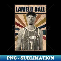 charlotte hornets lamelo ball - unique sublimation png download