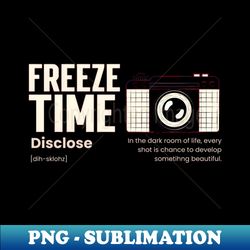 freeze time, disclose, photography - creative sublimation png download