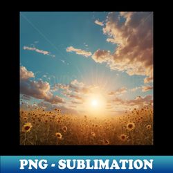 sunshine in soft colors with a relaxing sky. - png transparent sublimation design