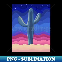 dreamy cactus - signature sublimation png file