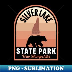 silver lake state park nh bear - sublimation-ready png file