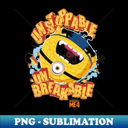 despicable me 4 stuart unstoppable unbreakable chest - premium png sublimation file