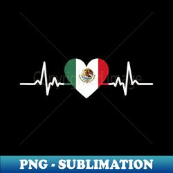 heartbeat mexico flag mexican independence day proud - professional sublimation digital download