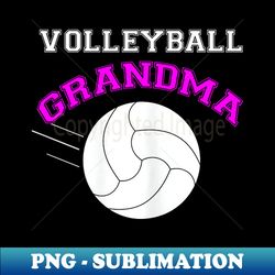 volleyball grandma support - modern sublimation png file