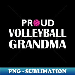 proud grandma i'm a volleyball grandma - high-quality png sublimation download