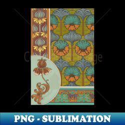 abstract floral pattern - aesthetic sublimation digital file