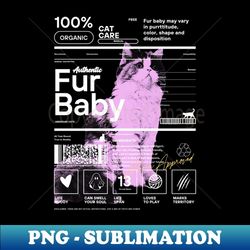 authentic fur baby cat - premium sublimation digital download