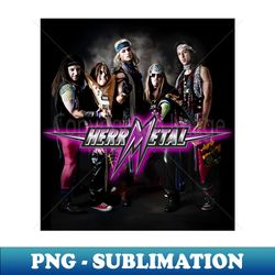 herr metal full band logo - vintage sublimation png download