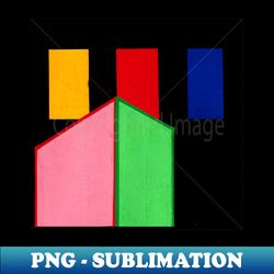 pink green geometric abstract acrylic painting - trendy sublimation digital download