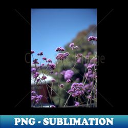 purple flowers summer photography design - creative sublimation png download