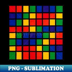 rainbow geometric abstract acrylic painting ii - sublimation-ready png file