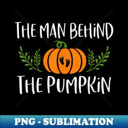 mens fall pregnancy announcement s couple men dad halloween - instant sublimation digital download