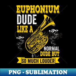 baritone euphonium - hand-drawn t-shirt png
