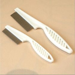 1pc cat dog flea mouth hair comb teeth row comb eye clean face to float hair needle comb pet supplies pet hair remover