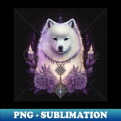 celestial samoyed - high-resolution png sublimation file