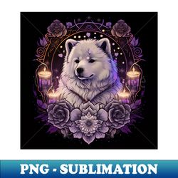 samoyed puppy - digital sublimation download file