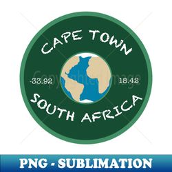 cape town south africa - signature sublimation png file