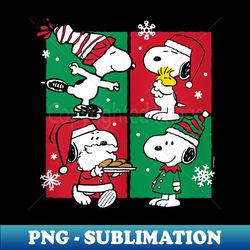 peanuts - snoopy christmas grid