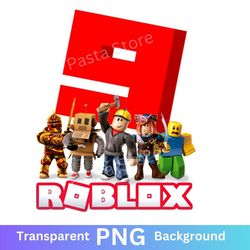 roblox 9th birthday png image transparent nine