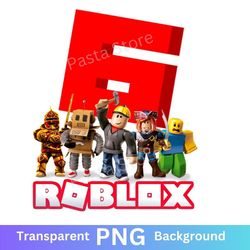 roblox 6th birthday png image transparent six