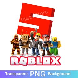 roblox 5th birthday png image transparent five