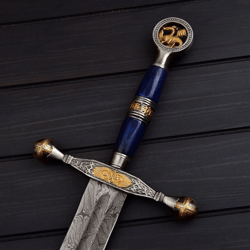 hand forged damascus steel viking sword, battle ready sword, medieval sword, long sword, gift for husband