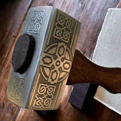 hand-forged viking thor hammer | personalized blacksmith hammer, ideal gift for him