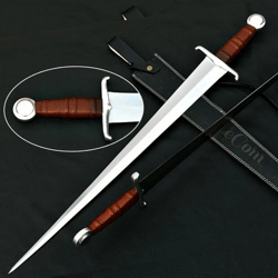 35.0" custom handmade 1095 high carbon steel viking sword, norse sword, medieval sword, long sword, best gift for him