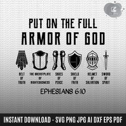 armor of god svg, bible quote svg, shield of faith svg