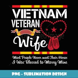 vietnam veteran wife design for proud wife - instant sublimation digital download