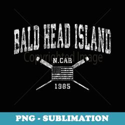 bald head island nc nautical vintage us flag - artistic sublimation digital file