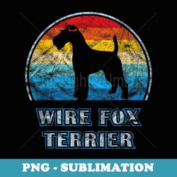 wire fox terrier vintage design dog 1 - artistic sublimation digital file